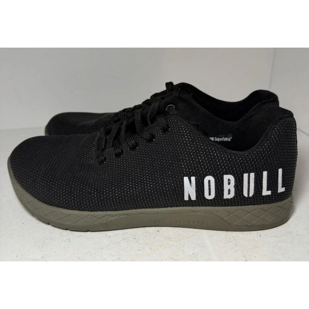 NoBull Shoes Mens 10.5 Outwork Edge Black Impact Athletic CrossFit Sneaker Ws 12